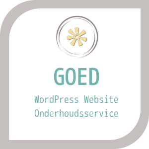 WordPress Website Onderhoud GOED