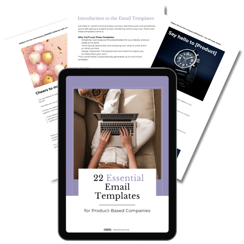 22 Ready-to-Use Email Templates for Product-Based Businesses