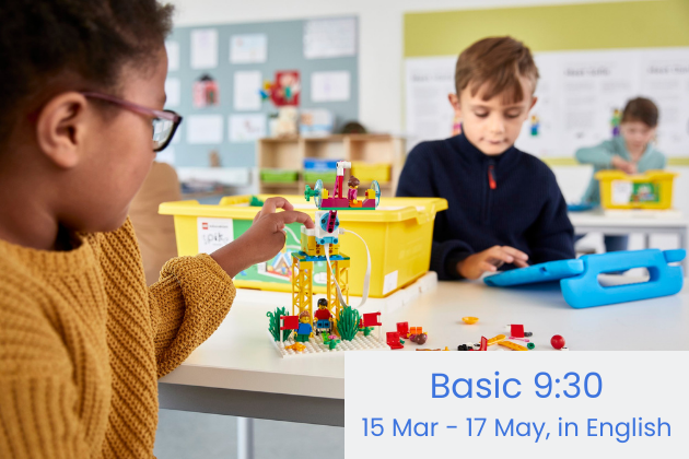 Basic Robotics Course for Kids in English, 7-week, 9:30 - 11:00