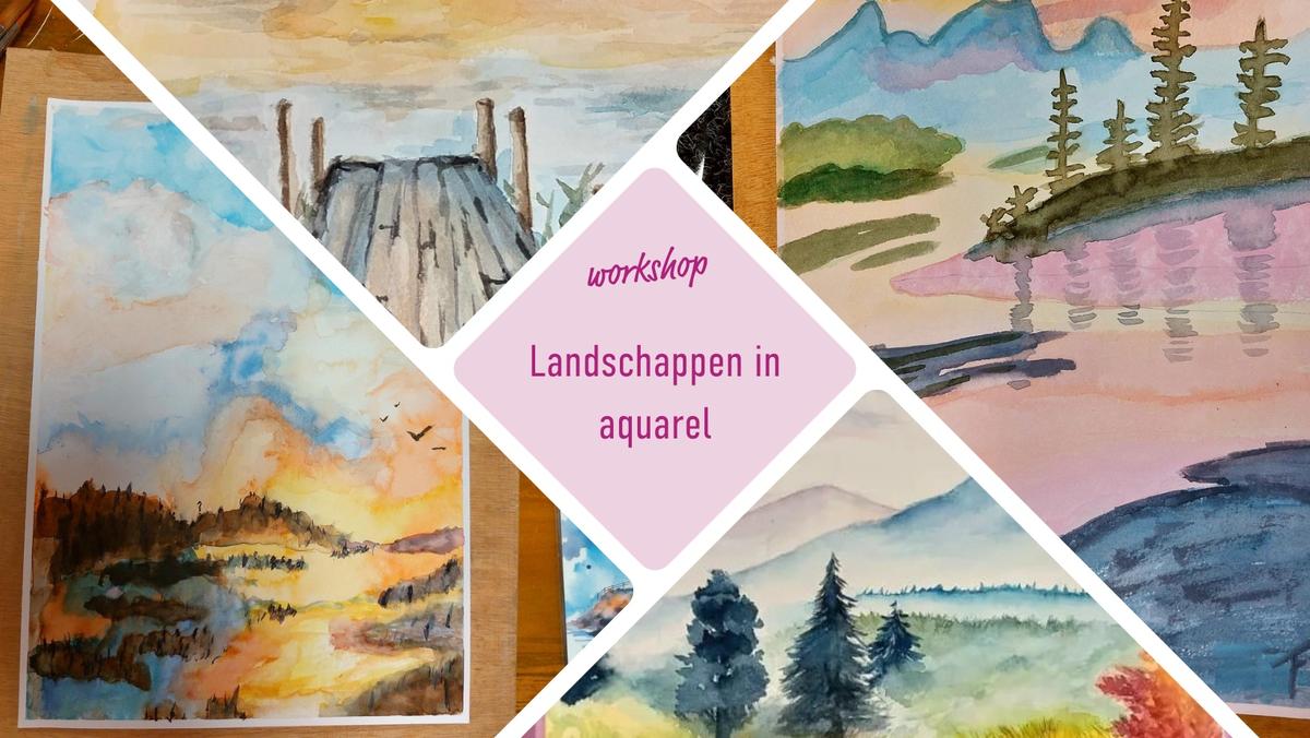 Landschappen schilderen in aquarel / 6 juni / 19:30 / Winsum