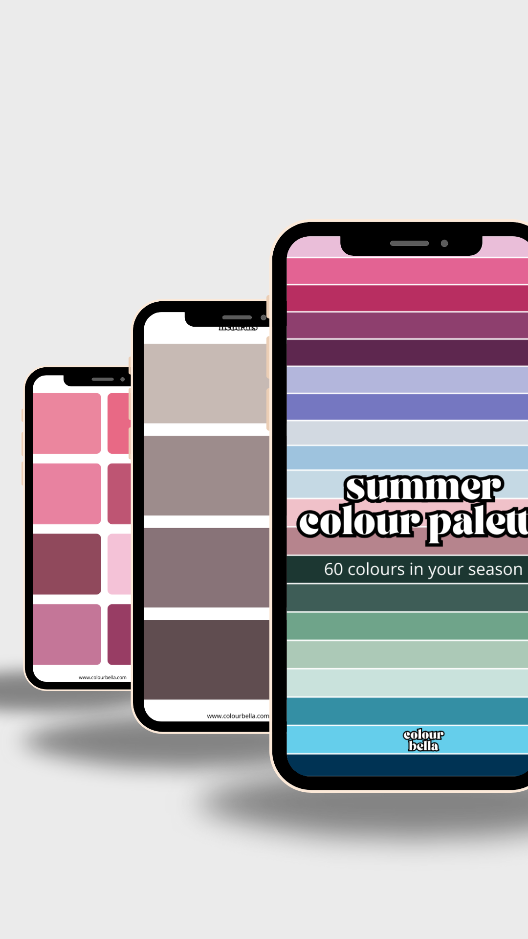 Summer - Digital Colour Swatch Palette