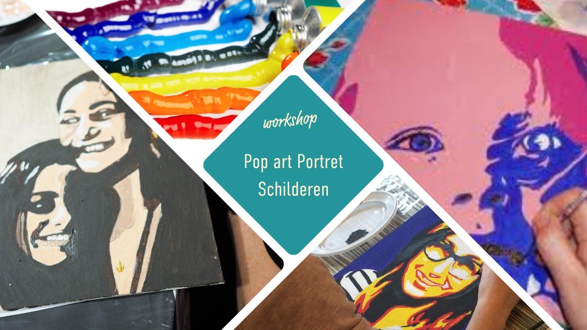 Pop art portret schilderen / 25 juni / Groningen