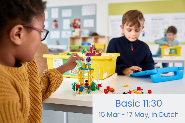 Basis Robotica Cursus voor Kinderen, 7 Weken, 11:30 - 13:00