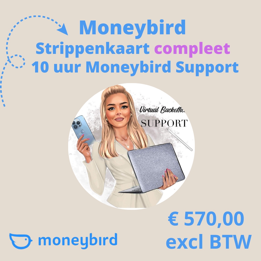 Moneybird Strippenkaart compleet - 10 uur