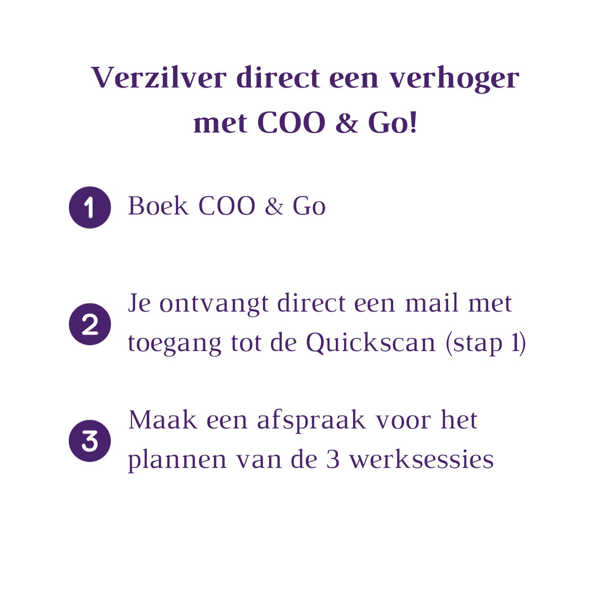 COO & Go incl. Quickscan