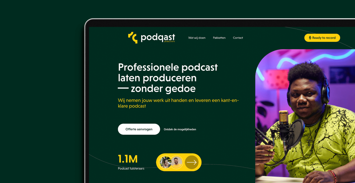 Podcast landingpage