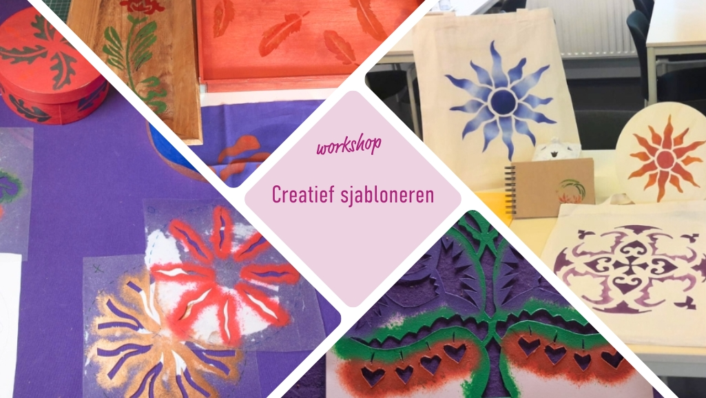 Workshop creatief sjabloneren / 5 april / Winsum