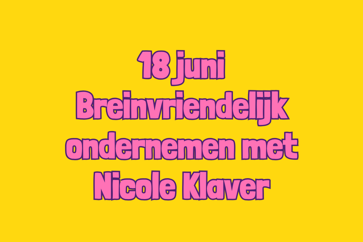 Breinvriendelijk ondernemen
