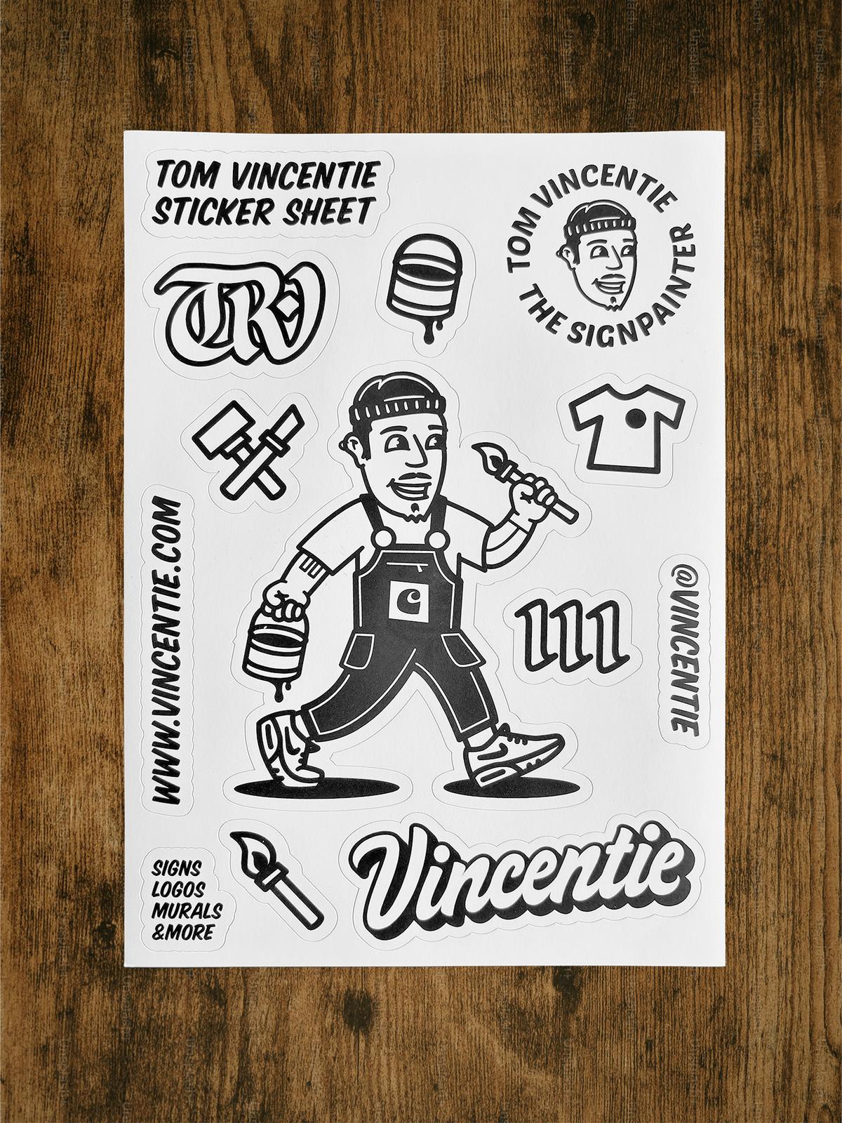 Vincentie Sticker Sheet