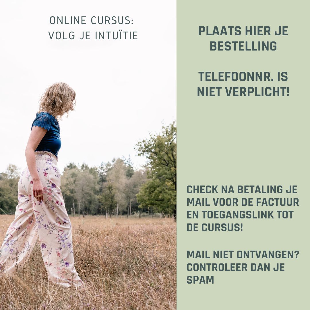 Online cursus: Volg je intuïtie