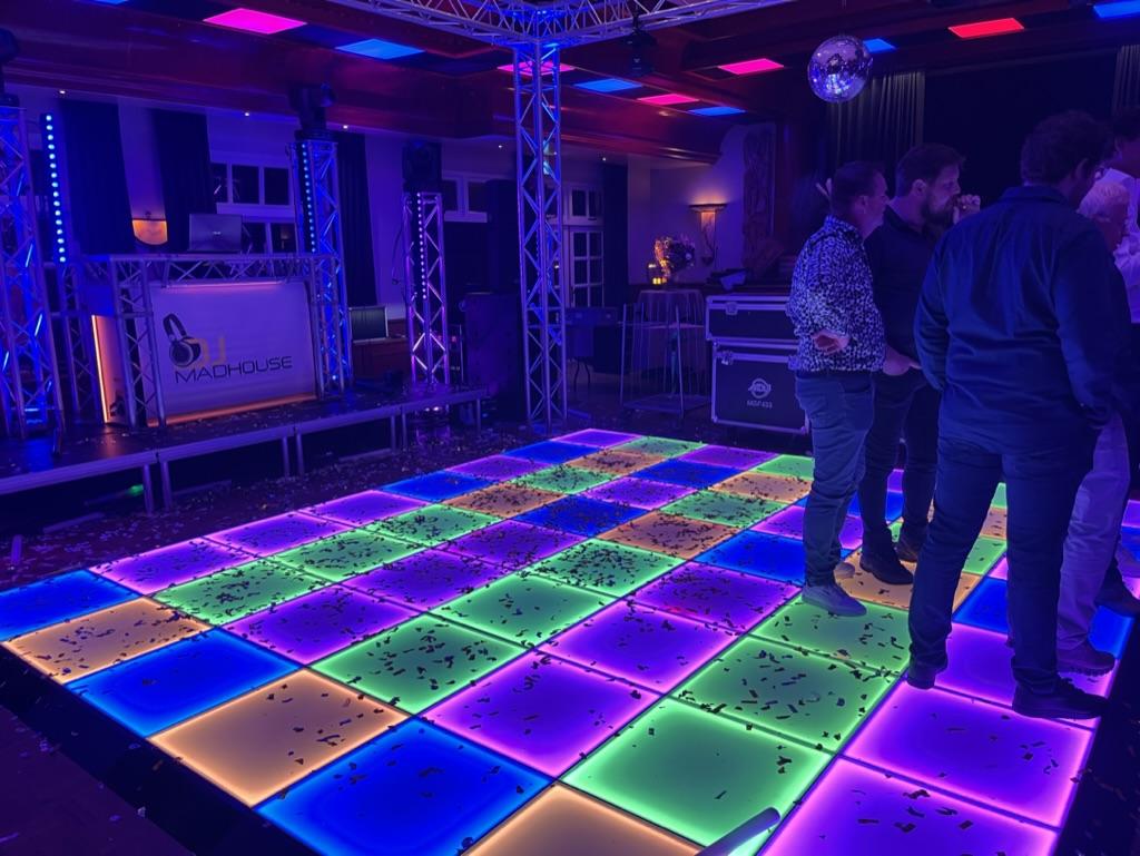 Verlichte RGB dansvloer