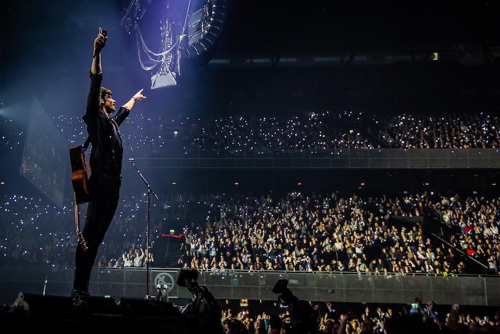 Afdruk Shawn Mendes in Ziggo Dome Amsterdam